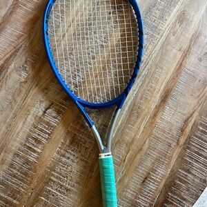 Head Blue and Silver Instinct PWR 110 Tennis Racket